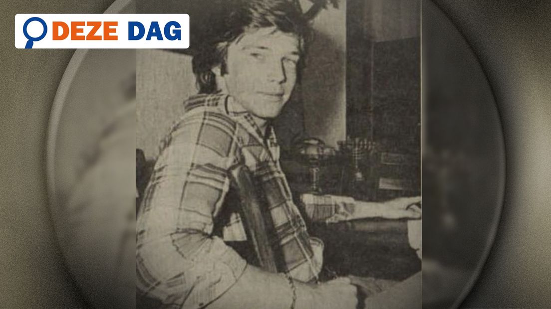 John de Mol in 1978. Fotobewerking RTV Noord