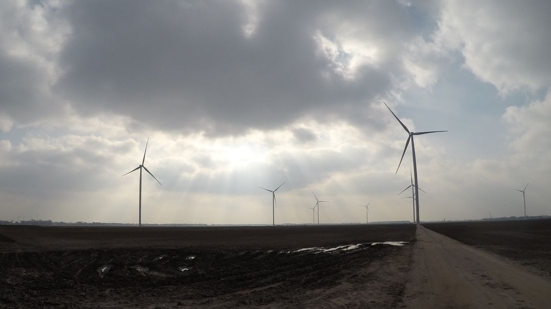 Windmolens rond de N33, windpark Meeden