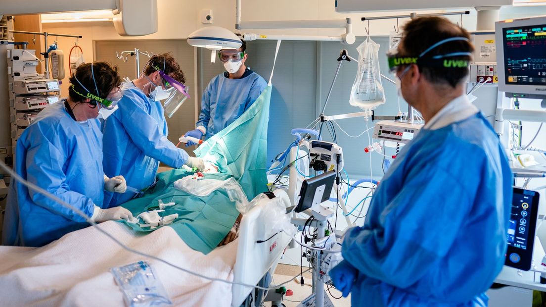 De intensive care van een ziekenhuis