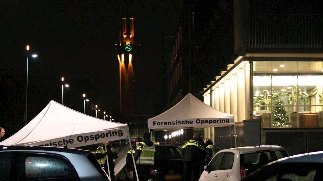 De locatie waar het slachtoffer gevonden werd