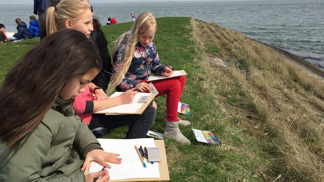 Lekker buiten les krijgen, in plaats van in een muf klaslokaal