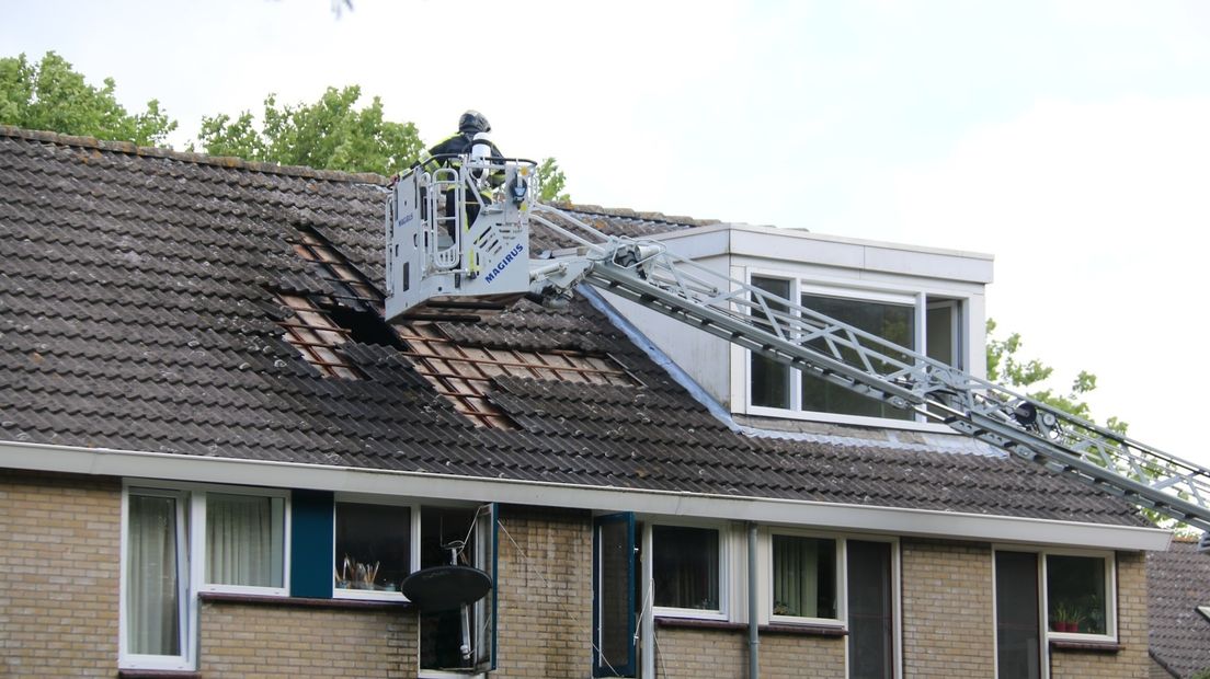 Brand in woning Goes