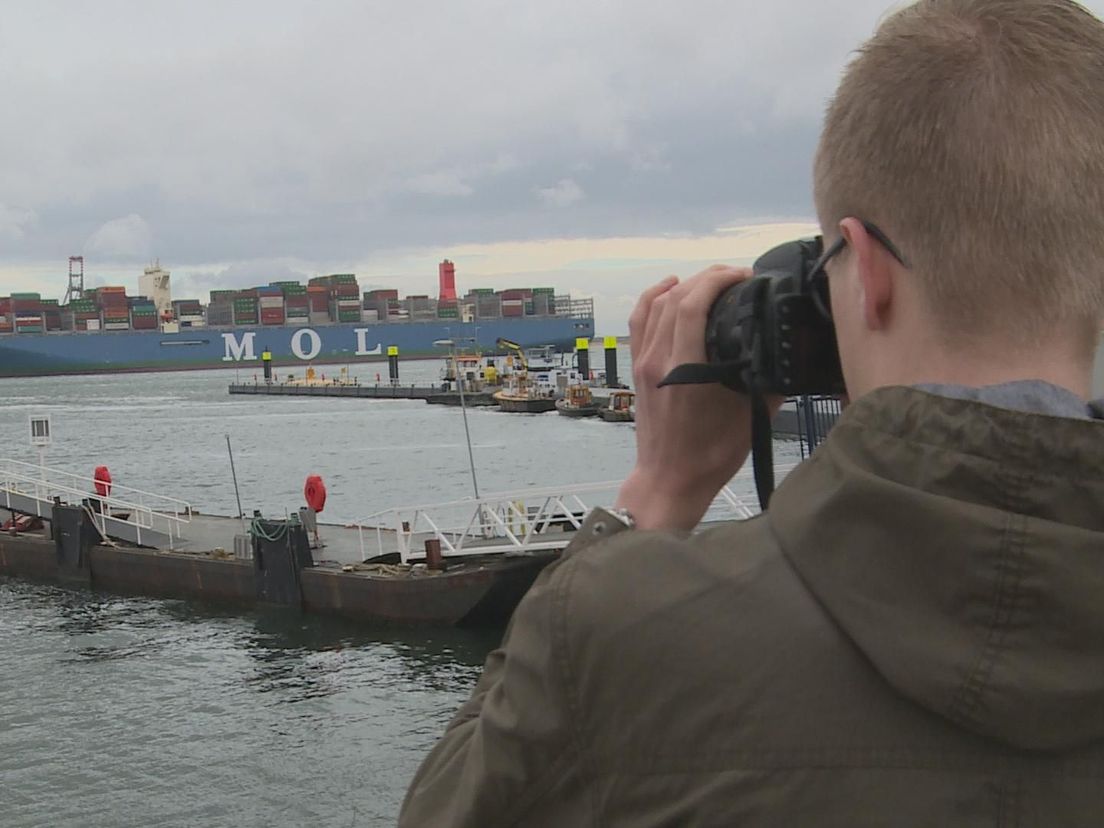 Uithalers zeggen graag naar schepen te kijken