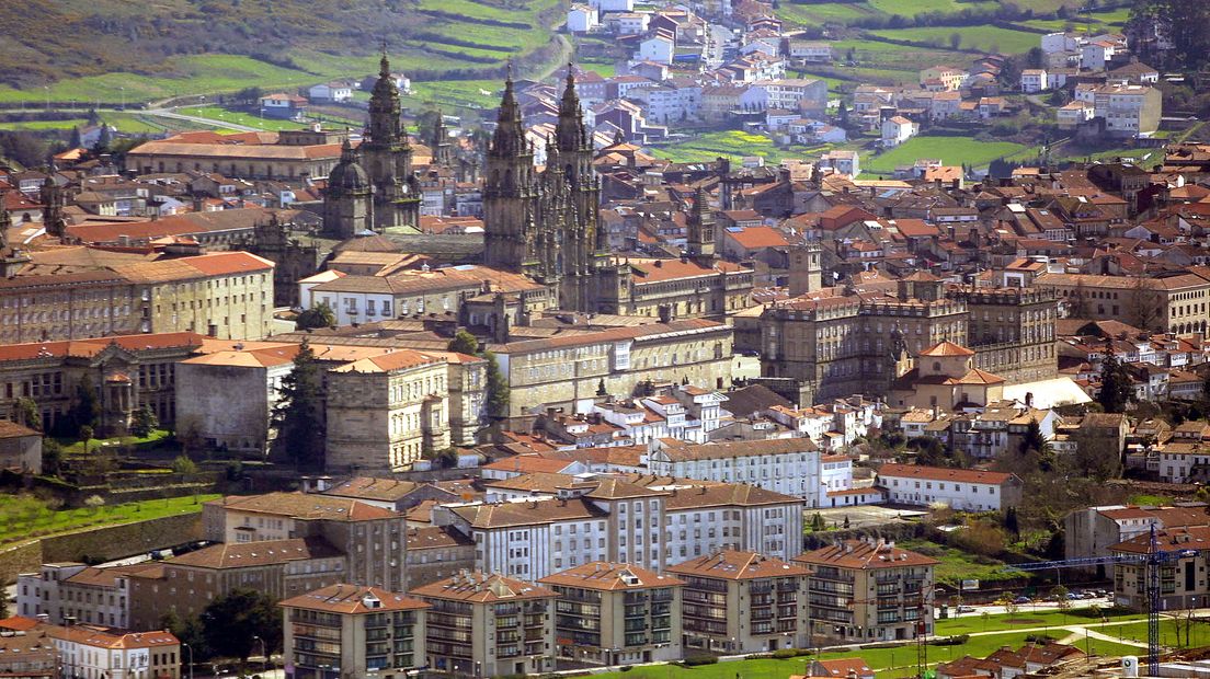 Psychiatrische patiënten lopen naar Santiago de Compostela