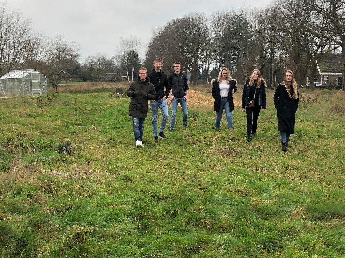 Op deze plek wordt de barak weer opgebouwd. (Rechten: RTV Drenthe)