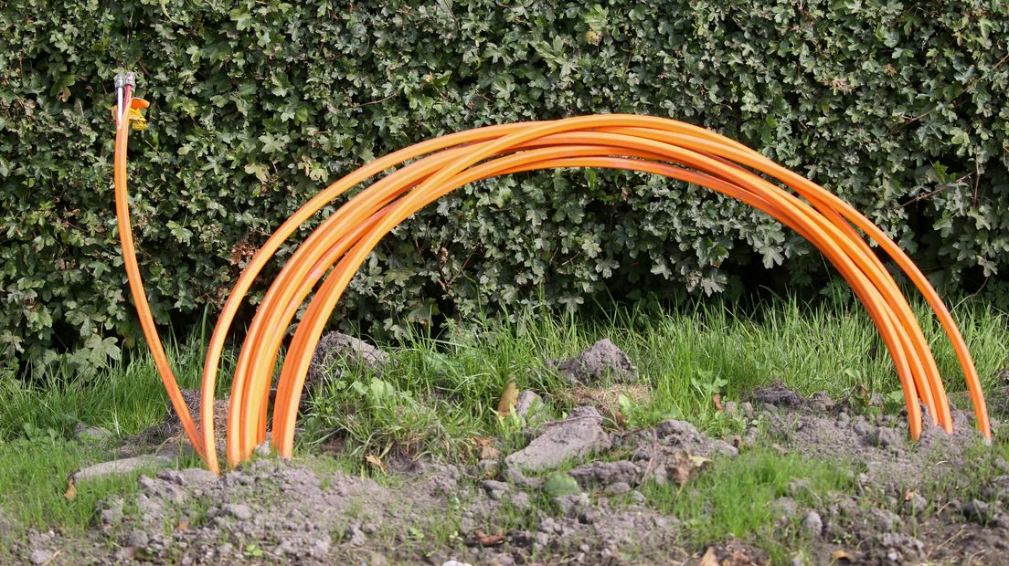 Een glasvezelkabel