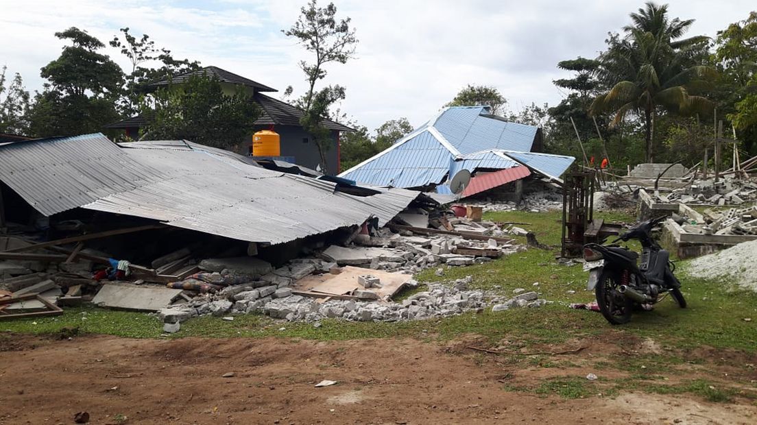 Het Molukse eiland Ambon werd in september getroffen door een aardbeving waarbij 41 doden vielen.