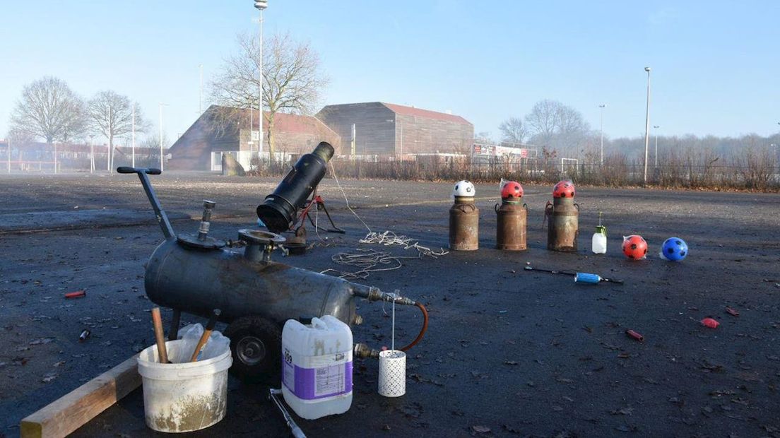 carbidschieten in Steenwijkerwold