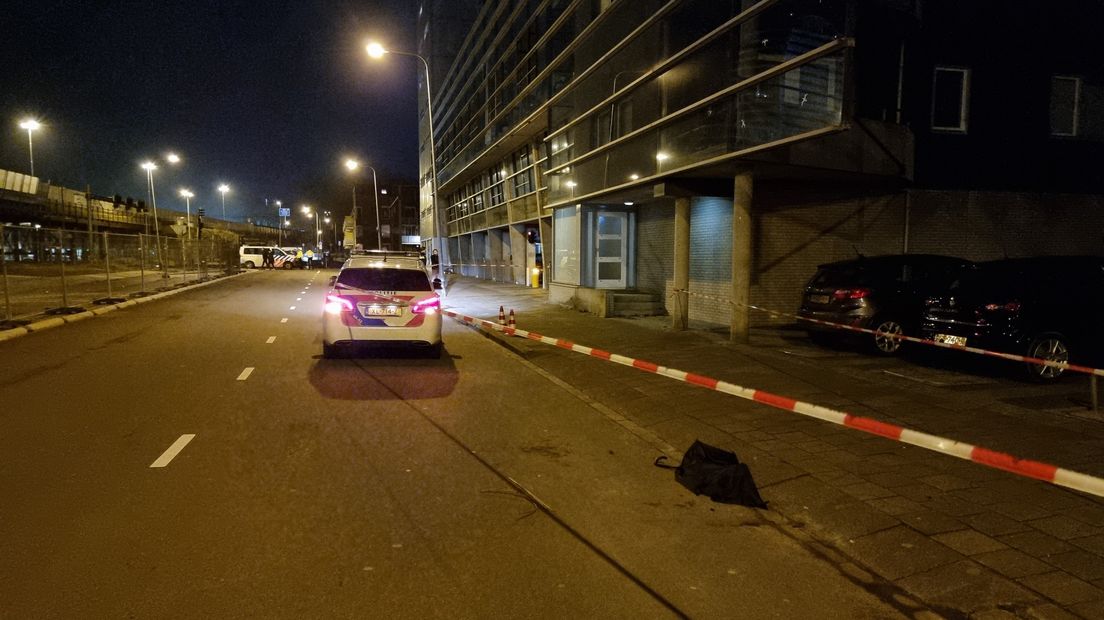 Politie in de Esperantostraat in Groningen