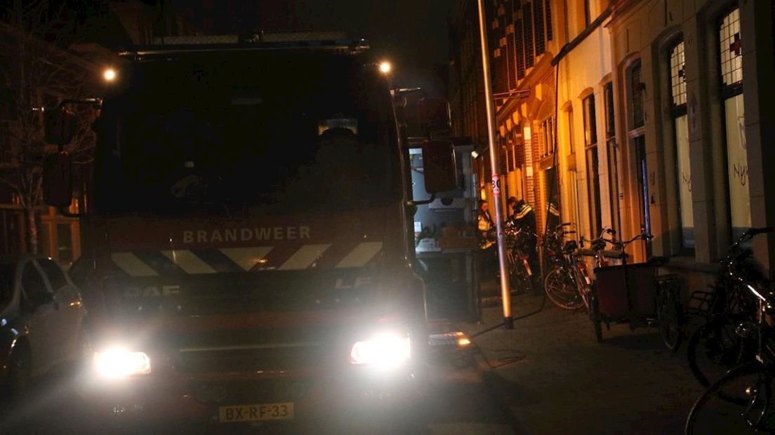 Meerdere huizen in Zwolle ontruimd na brand in studentenhuis