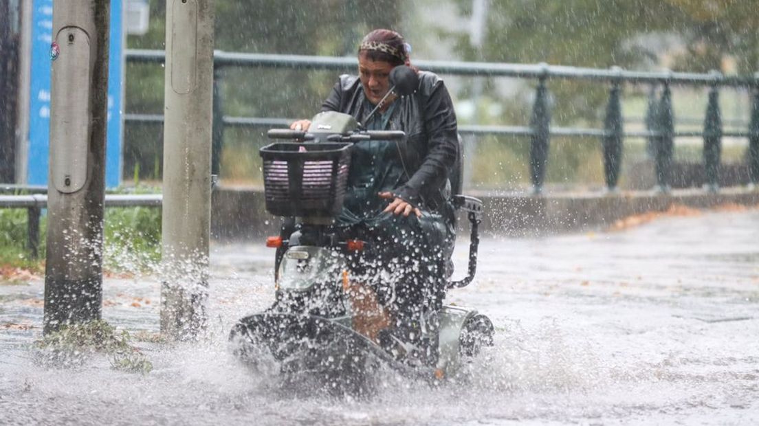 De lage temperaturen gingen op sommige plekken gepaard met heel veel regen.