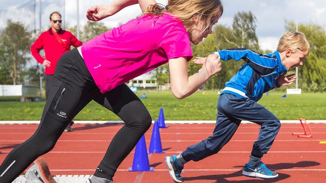 Kinderen sporten