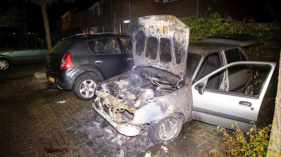Twee autobranden afgelopen nacht in Zwolle