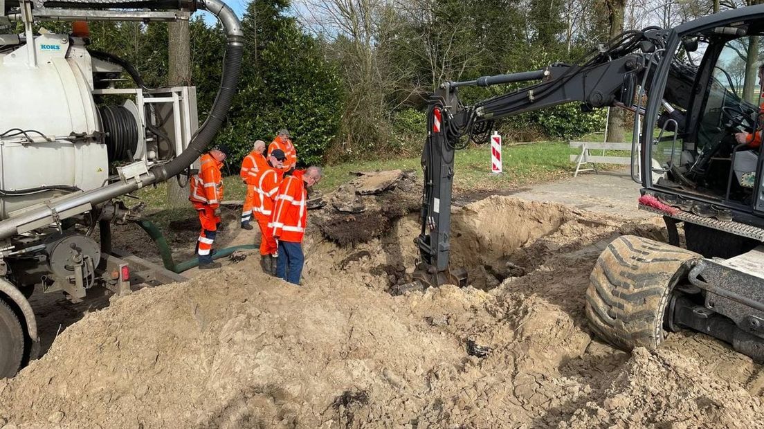 werkzaamheden sinkhole valthermond