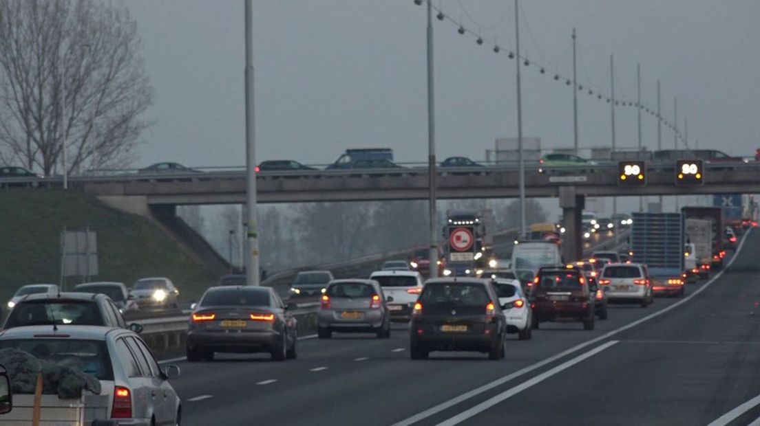 File op de A12