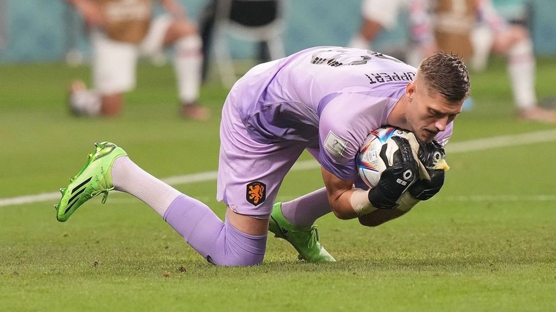 Andries Noppert in actie op het WK
