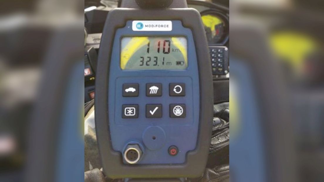 Bestuurder rijdt in Laag Zuthem 110 waar 60 is toegestaan