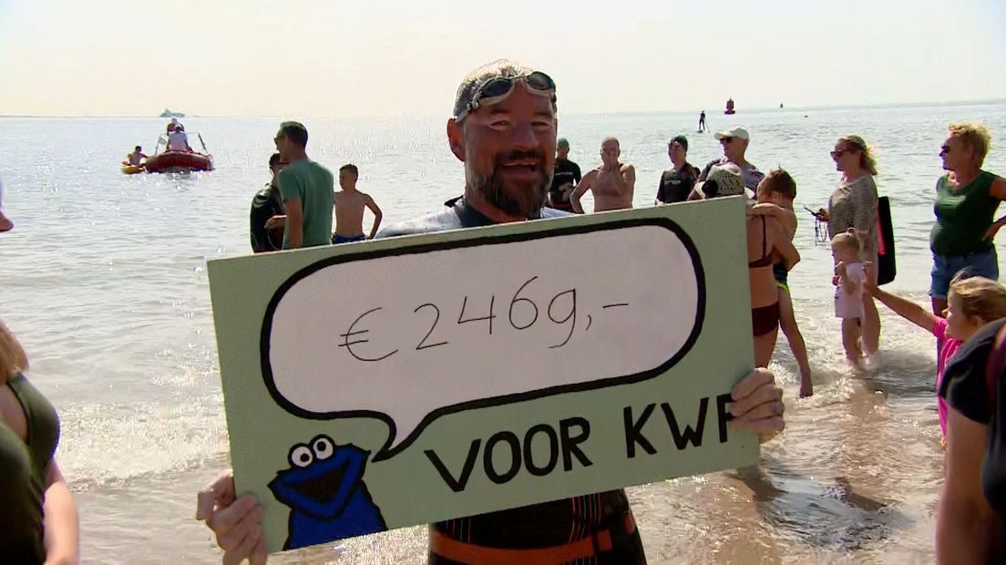 Finish zwemtocht Walcheren