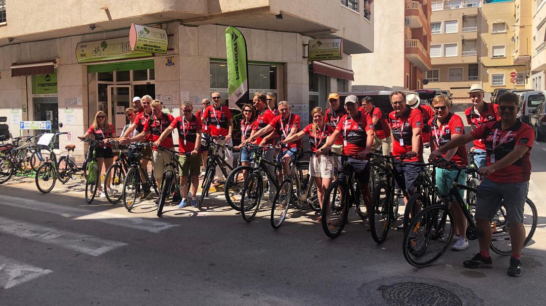 Utrecht Bussinespeloton in Spanje