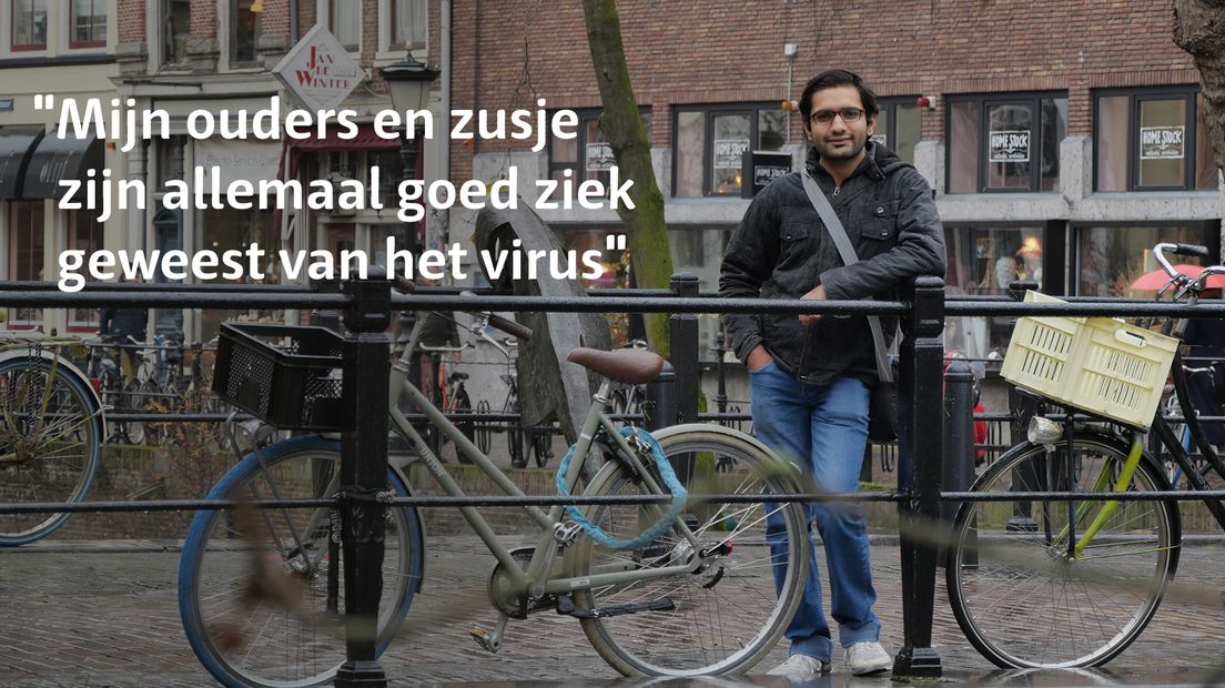 Mahesh op de Oudegracht.