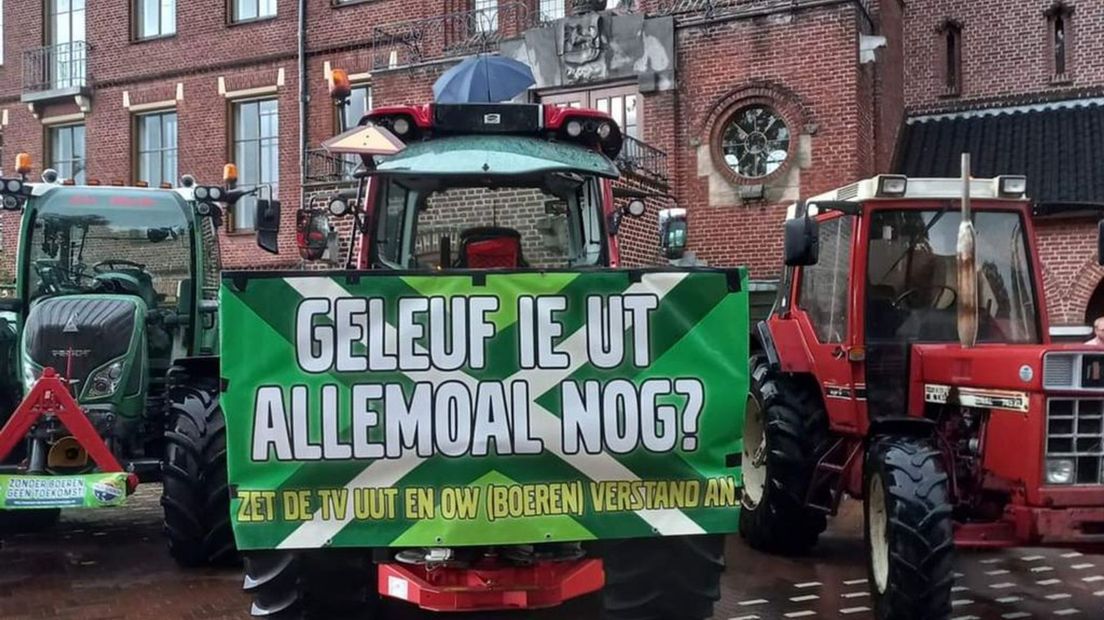 Boerenprotest vorige week in de Oost-Achterhoek