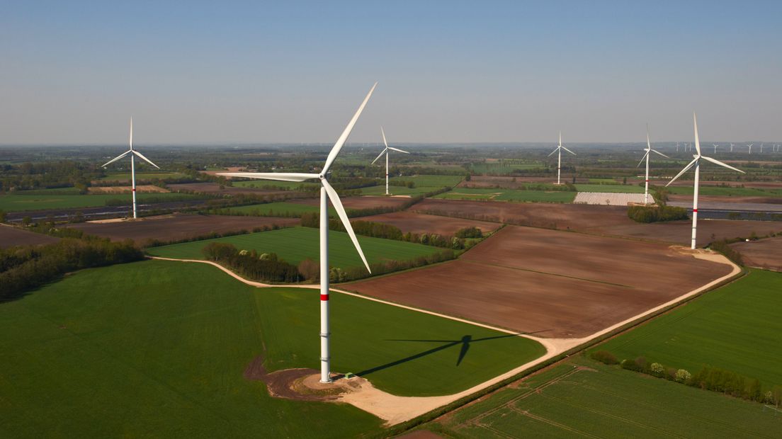 De windmolens die gepland staan voor de Veenkoloniën (Rechten: windmolenbouwer Nordex)