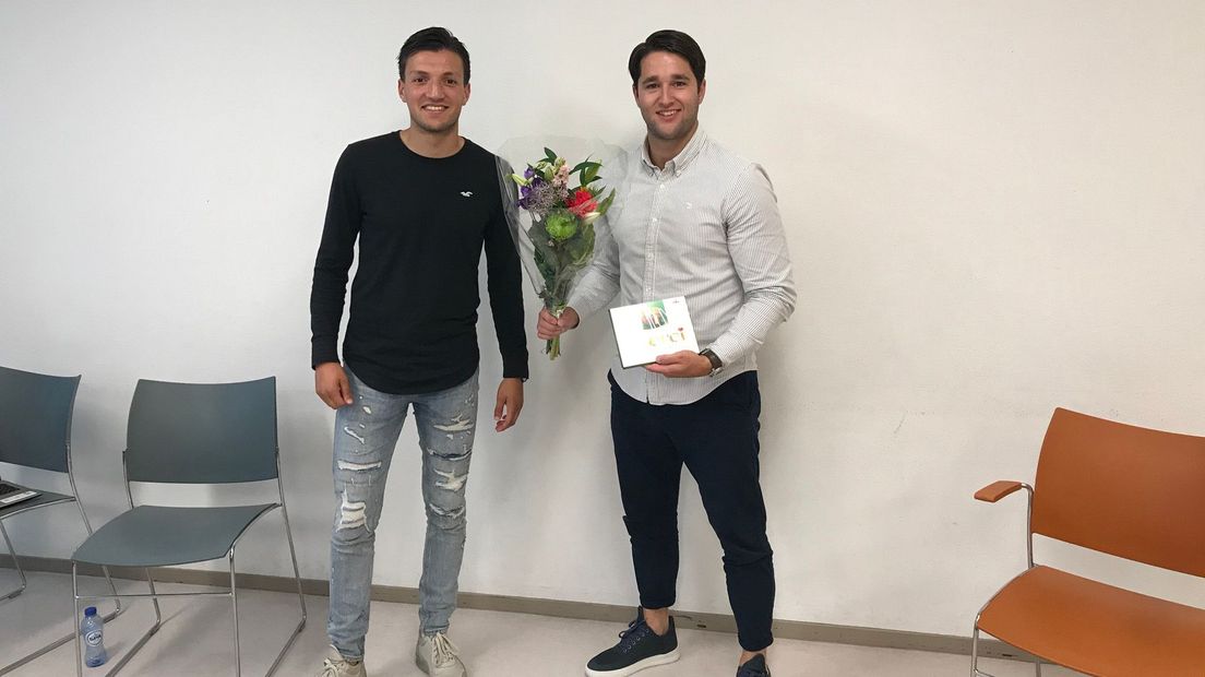 Salim (links) en socialmediaondernemer Oktay Ertana.