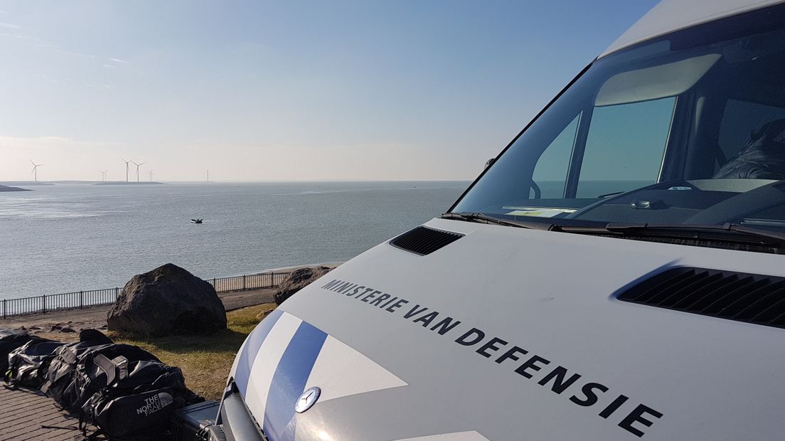 Zoekactie bij Oosterscheldekering