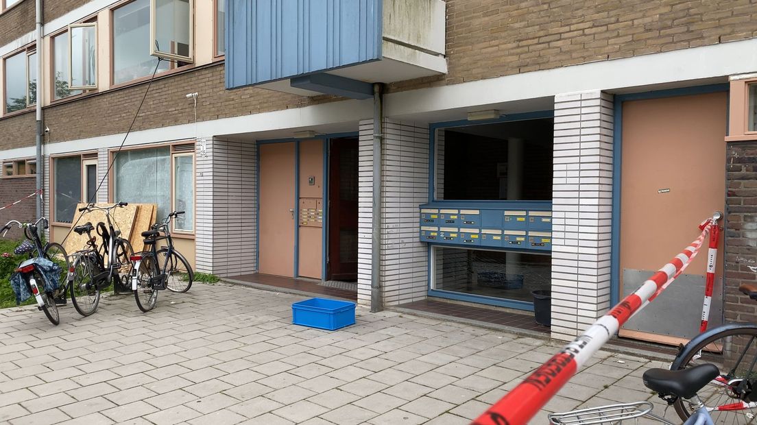De flat is vandaag afgezet.