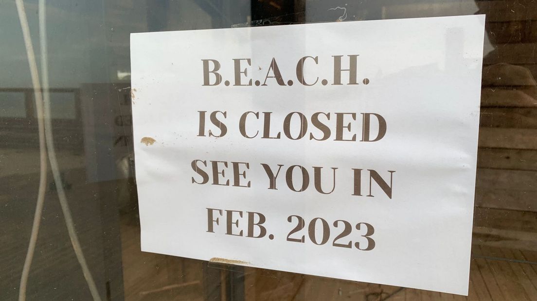 B.E.A.C.H blijft tot februari 2023 gesloten