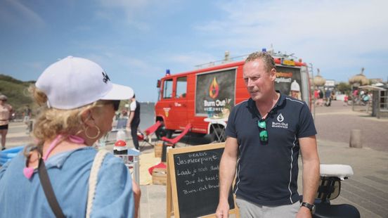 Burn-out intake in de historische brandweerbus van Robbert Minderhoud