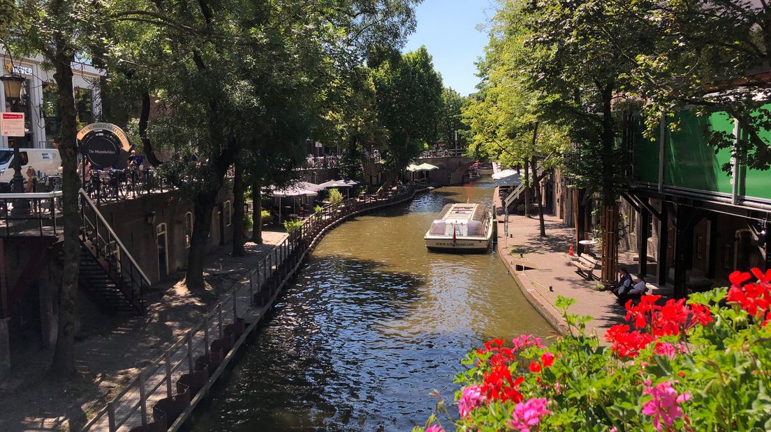 De Oudegracht in Utrecht.