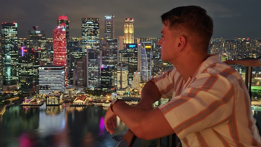 Onno de Wal in Singapore, afgelopen zomer