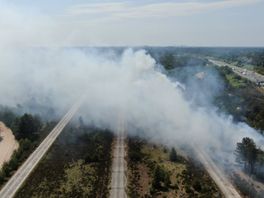 Natuurbrand op de Leusderheide onder controle