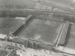 Bezoekersrecord bij de eerste derby tussen Sparta en Feyenoord; 100 jaar geleden spelen de Rotterdamse clubs voor het eerst tegen elkaar in de competitie