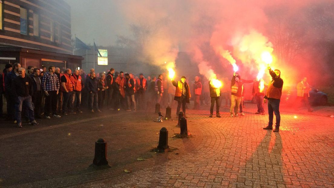In Emmen ontstaken demonstranten Bengaals buur afgelopen week (Rechten: RTV Drenthe/Chiel van Veen)