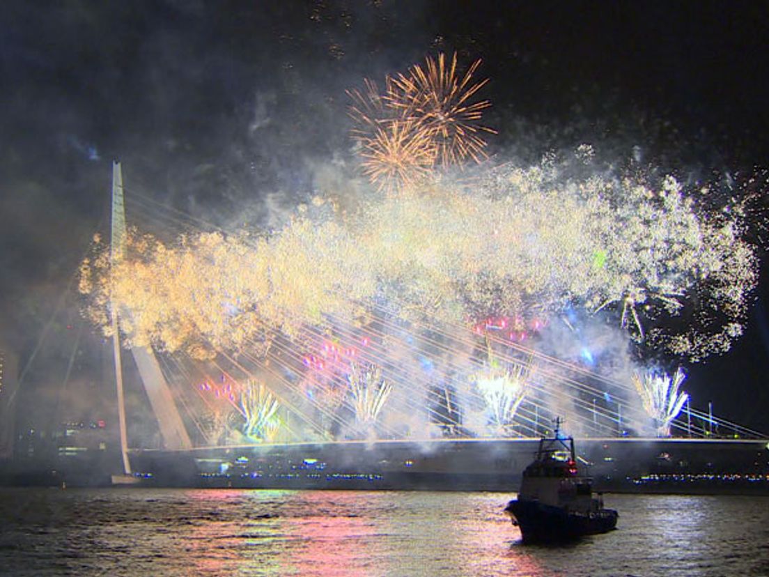 Het Nationale Vuurwerk in Rotterdam