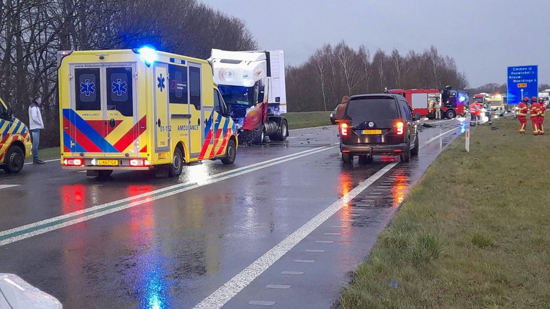 Hulpdiensten op de N366