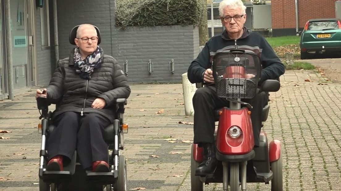 Eddy Janssen met zijn vrouw.