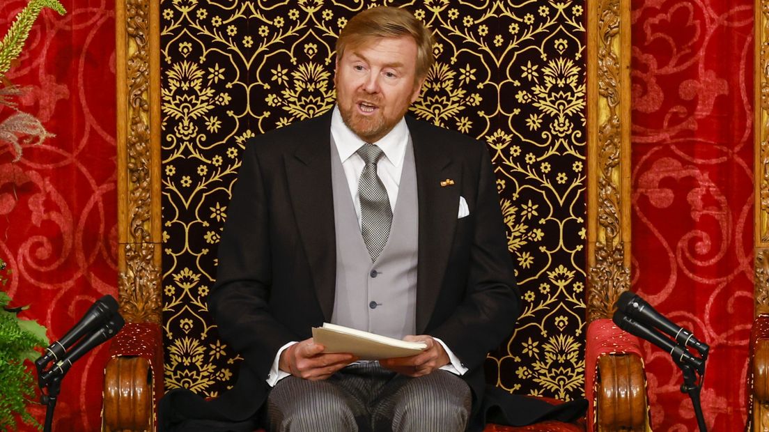 Koning Willem-Alexander leest de Troonrede voor