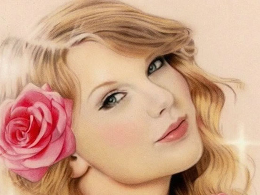 Portret van popster Taylor Swift