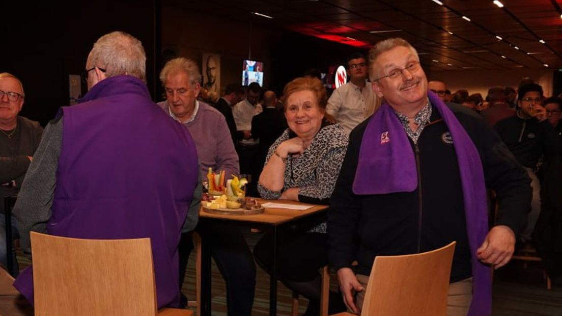 Gisteravond nog blije gezichten bij 50PLUS