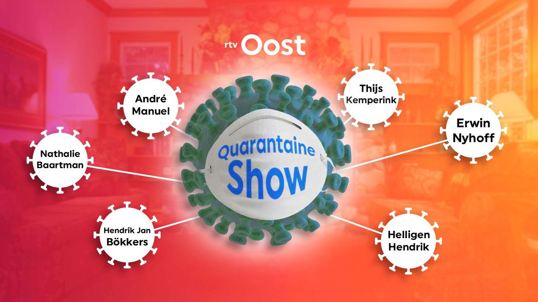 RTV Oost brengt met speciale Quarantaine Show het theater naar jouw woonkamer