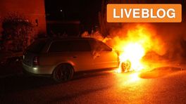 Brand verwoest auto • auto-inbraken in Duiven