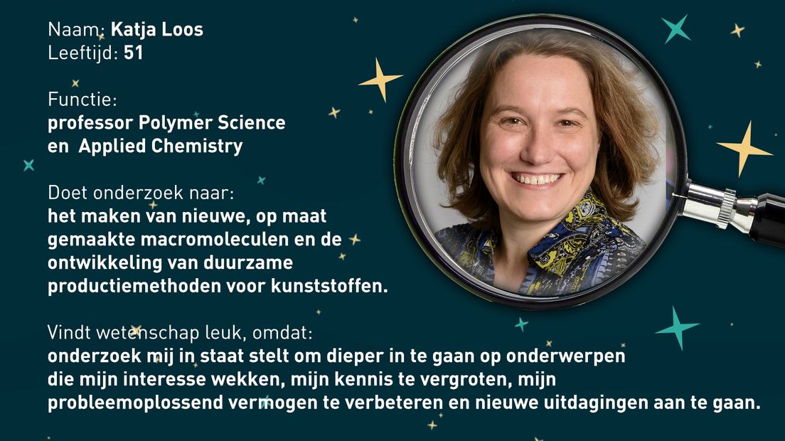 Scheikundige Katja Loos van de RUG