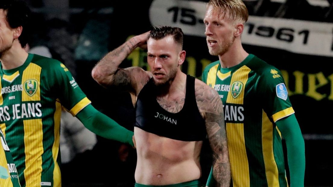 John Goossens na zijn treffer
