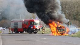 Auto uitgebrand bij Havelterberg