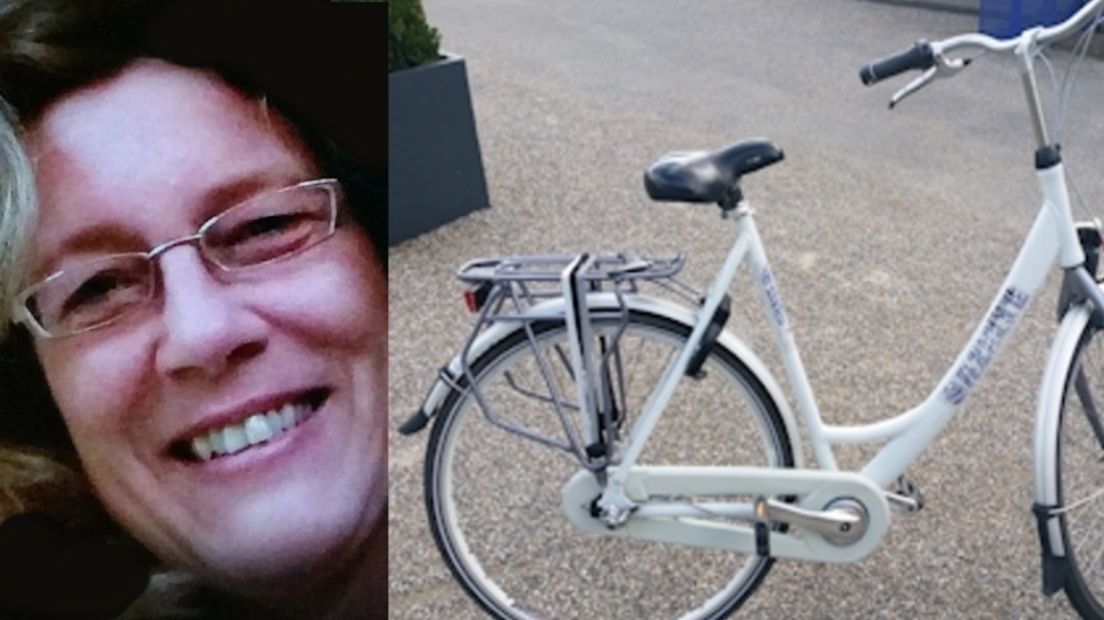 Foto van vermiste Duitse vrouw en van haar witte huurfiets