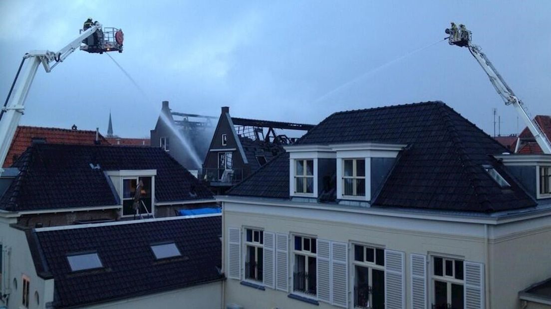 Grote schade na brand Deventer