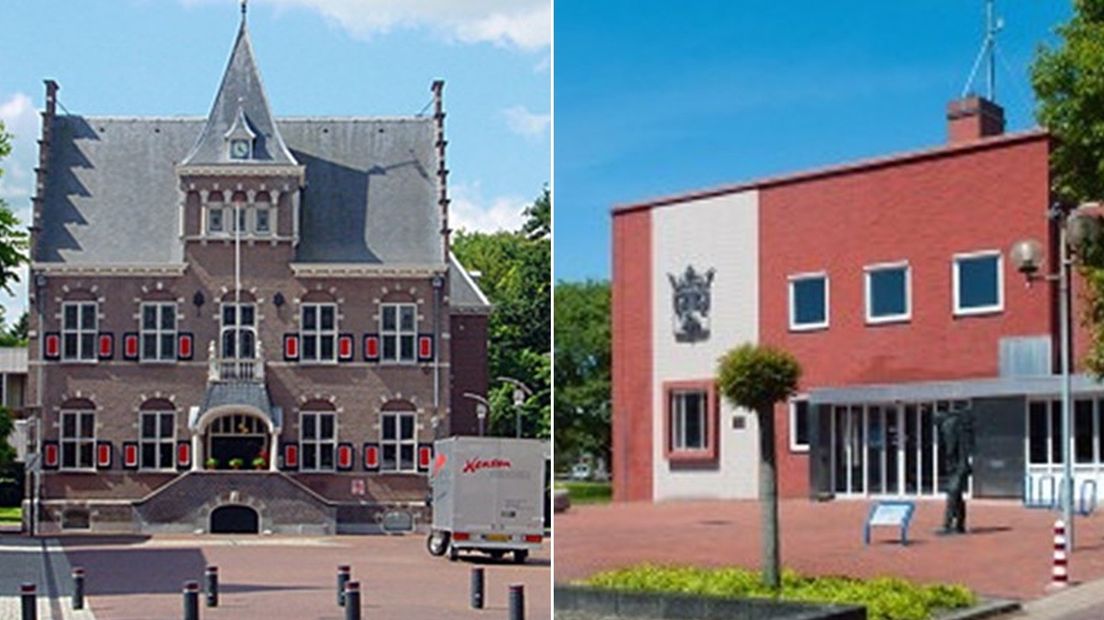 Het gemeentehuis van Veendam en Pekela